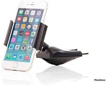 iTechnics Easy One Touch Car Mount Universal Phone Holder for iPhone 6s Plus 6s SE Samsung Galaxy S7 Edge S6 Edge Note 5 4- Retail Packaging- Black