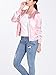 NIELLO Women's Satin Quilted Bomber Jacket Short Padded Jacket Coat