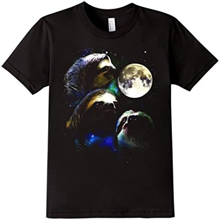 Kids Funny Three Wolf Moon Shirt Parody Tshirt 10 Black