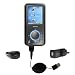 Retractable USB Hot Sync Compact Kit with Car & Wall Charger for the Sandisk Sansa e260R - Gomadic Brand w/ TipExchange Technology
