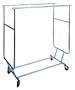 Double Rail Collapsible Garment Rack