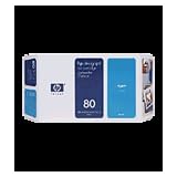 HP C4846A Ink Cartridge No 80 Cyan 350Ml