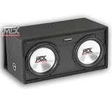 New MTX Thunder TC Dual 10 Loaded Car Sub Enclosure NR
