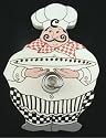 Fat French Italian Chef Kitchen Decor Towel Hook Rack