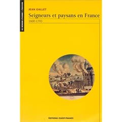 Seigneurs et paysans en France 1600-1793