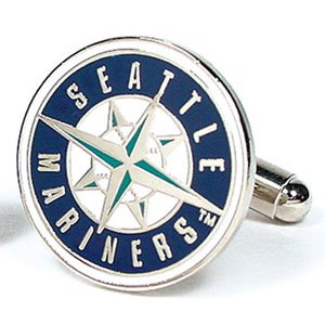 Click here to buy Seattle Mariners MLB Logo'd Executive Cufflinks w Jewelry Box by Cuff Links.