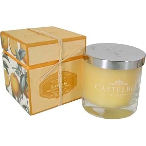 Orange Castelbel Scented Jar Candle, 35 Hour Burn Time