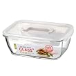Lock&Lock LLG463 Plat / Bo�te Rectangulaire en Verre avec Poign�e 2,9 L en Verre