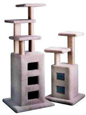 Cube Cat Condo : Color GREEN : Size 42 INCHES – MINI