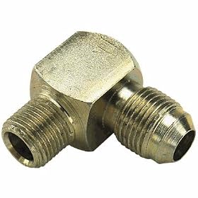 3/8in. M JIC37 x 3/8in. M NPTF 90 Degree Elbow