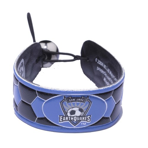 San Jose Earthquakes Team Color Soccer Bracelet