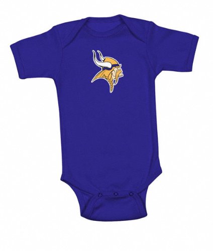 Minnesota Vikings Newborn Purple Logo Premier Creeper