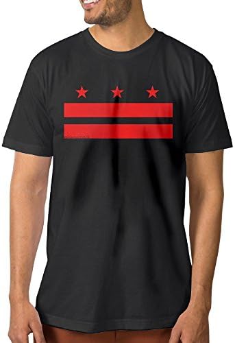 Fashion Men's Flag Of Washington DC The US Flag T Shirt