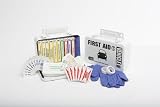 Certified Safety Manufacturing Automobile First Aid Kit - White Metal