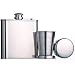 Barcraft Stainless Steel Hip Flask and Cup Set