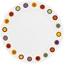 Corelle Livingware 10-1/4-Inch Dinner Plate, Hot Dots