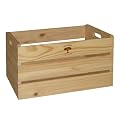 Wooden Crate Open
