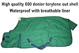 Horse Turnout 600D Winter Blanket -Green -82