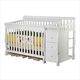 Dream On Me 4 in 1 Brody Convertible Crib with Changer, White