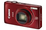 Canon IXUS 1100 HS Digitalkamera (12 Megapixel, 12-fach opt, Zoom, 8,1 cm (3,2 Zoll) Display, bildstabilisiert) rot