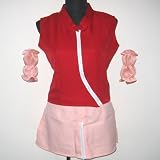 Haruno Sakura 2 Japanese Anime Naruto Cosplay Costume, Size S