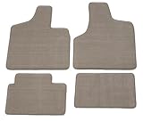 Premier 762231-23; Beige Custom Cut Front and Back Mats; 4 Piece Set