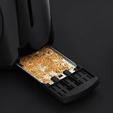 picture of Russell Hobbs 18026 2-Slice Stylis Black Compact Toaster Classic Design