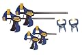 IRWIN SET150 6-Piece Clamp Set