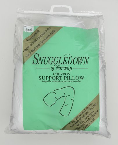 Snuggledown of Norway Chevron V Shape Pillow Non allergenic