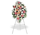 Sympathy White and Pink Flowers Gentle Thoughts Spray