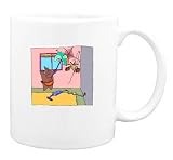 Buy Mug with spider, dusting, cleaning, cat, house by SHOPZEUS.COM