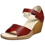 Dr. Martens Women's Ruana Wedge,Red,4 UK (US Women's 6 M)