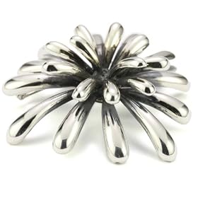 Zina Sterling Silver Fireworks Pin In Oxidized Silver