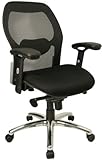 Mesh Chair with Mesh Back,Knee Tilt Control,Fabric Seat