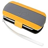 Psp Gaming Flip Case-gray/yllw