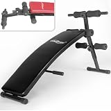 Banc Appareil de musculation mat�riel de fitness de sport pour abdominaux - 143cm x 56cm x 63/82cm DIVERSES COULEURS AU CHOIXpar Physionics�