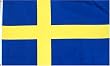 Sweden National Country Flag - 3 foot by 5 foot Polyester (New)