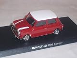 MINI COOPER UR RED WHITE STRIEFEN INNOCENTI 1/43 MODEL CAR SPECIAL OFFER