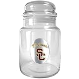 Great American Products USC Trojans 31oz Glass Candy Jar