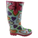 Ladies Wellington Boots Printed Wellies Womens Size 3-8