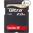 Sandisk 2-PACK: ULTRA II 2GB SD Secure Digital Card (SDSDH-2048-901, Retail Packages!)