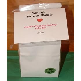 Organic Chocolate Pudding Cake Mix by Sandy's - Pure & Simple