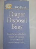 100 PACK Diaper Disposal Bags (Scented to Neutralized Odors)