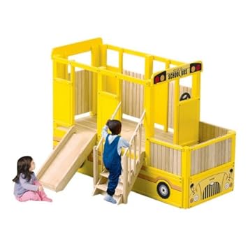 School Bus Loft Playhouse