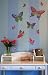 Ornamental Butterfly Rub On Mural Transfer/Wall Transfer