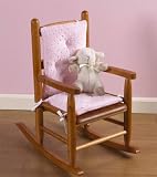 Heavenly Soft Childs Rocking Chair Cushion - color: Minky Pink