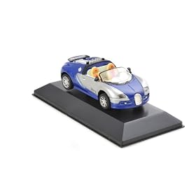 Azerus Mod�le de voiture de course de voiture / cabriolet bleu-gris avec les portes ouvertes, �chelle 1:43, l'article 2112-BL-G-CON FR