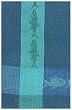 Waffle Weave 100% Cotton Three Color Fish Dishtowel 18" X 28" Set / 6