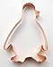 North Pole Penguin Copper Cookie Cutter