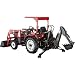 - NorTrac 25XT 25 HP 4WD Tractor with Loader & Backhoe